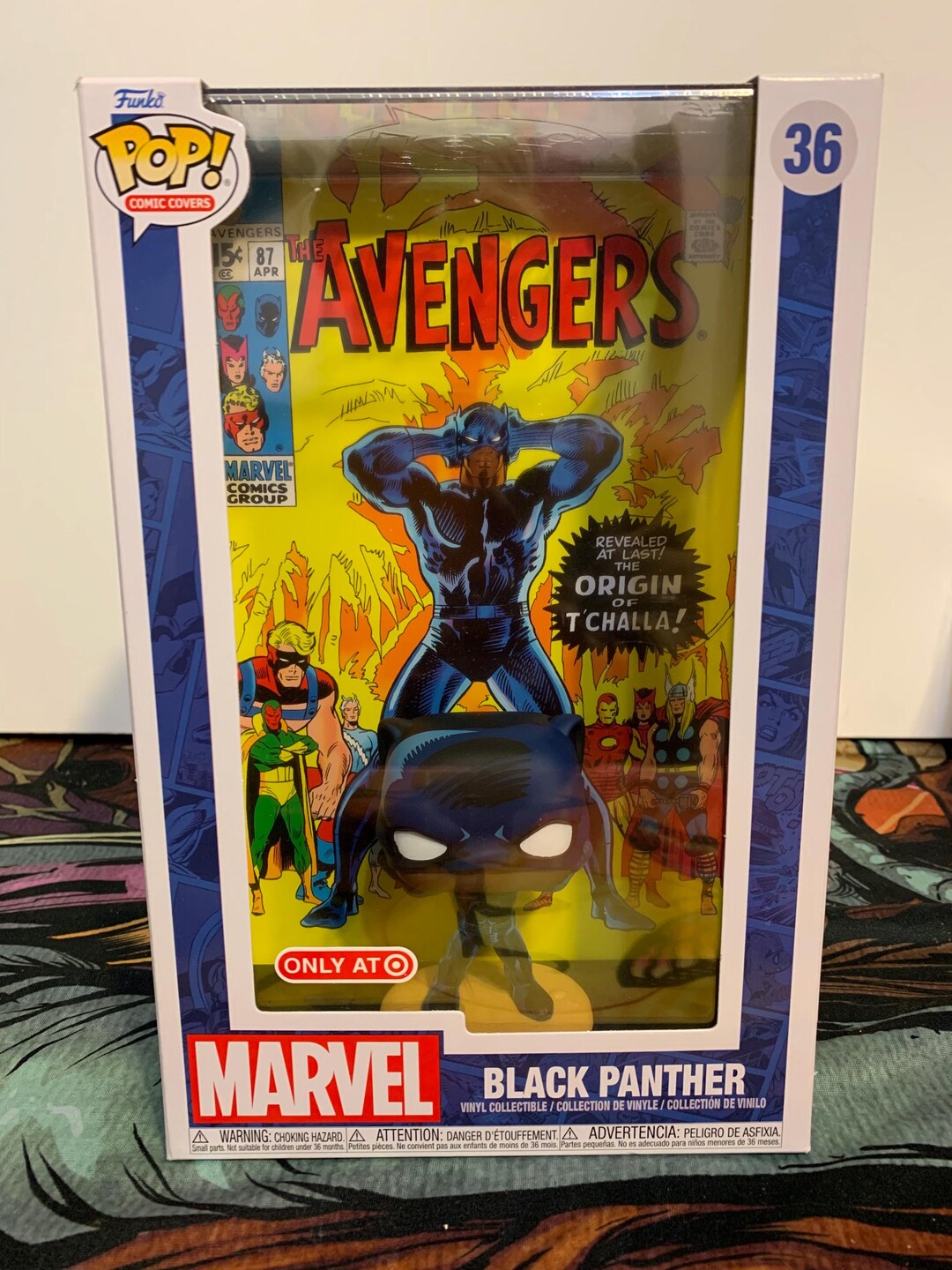 Pop 36 Funko Pop 36 (comic Cover Collection: Black Panther ) - Etsy