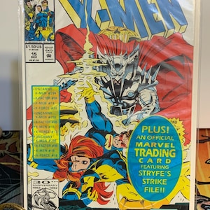x men #7 ( plus rare trading card )