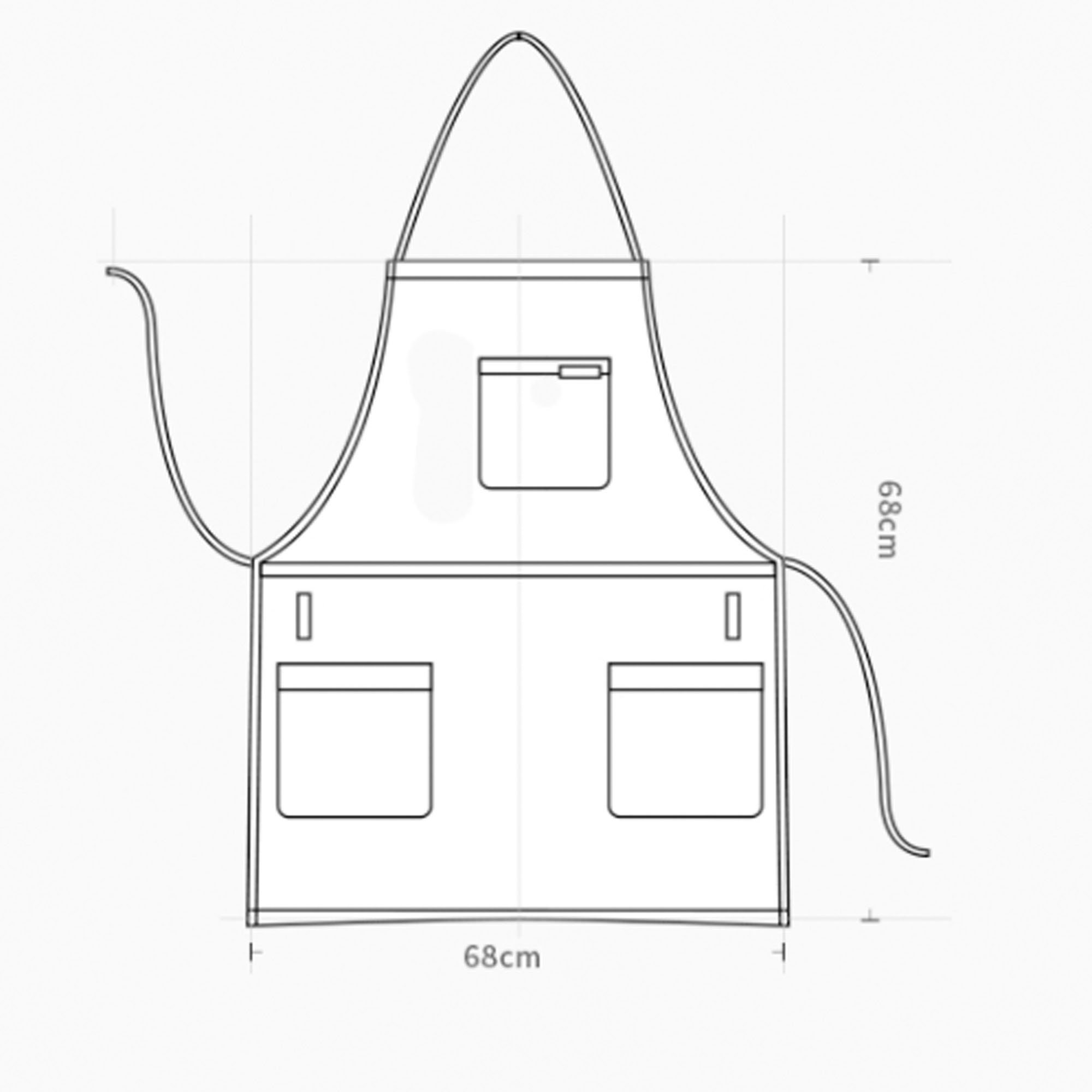 Denim Apron Multipocket Apronbaking Apron for Menbartender Etsy