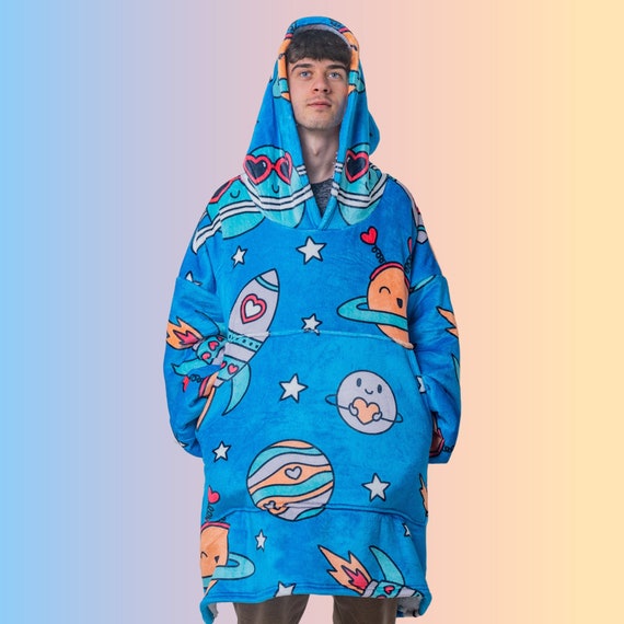 Couverture à capuche Luxe Space Snuddie Snoodie Snuggie Oodie -  France