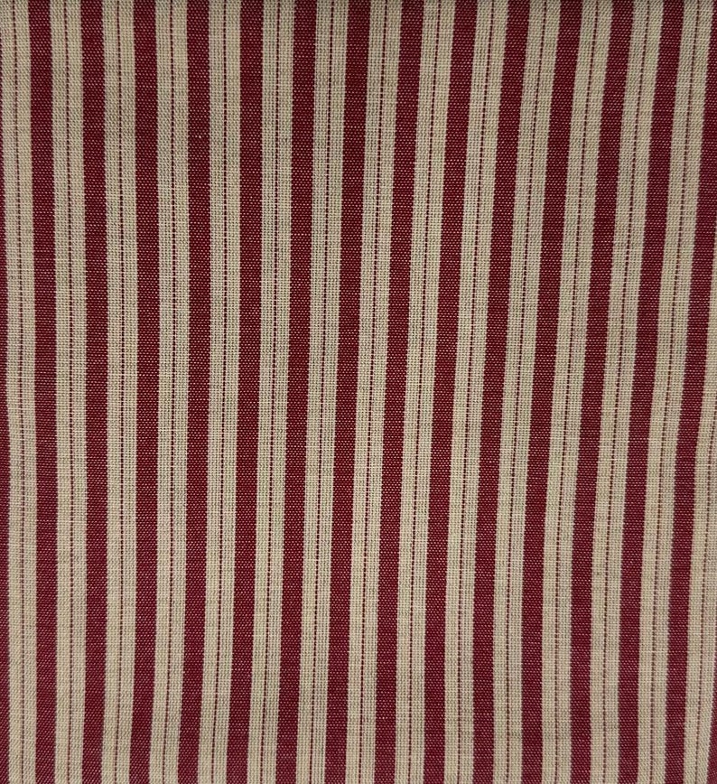Tissu 100 % coton teint en fil / Tissu country de luxe / 7 motifs assortis / Tissus exclusifs fabriqués en Espagne / Lot de 7 tissus country en coton ROUGE image 8
