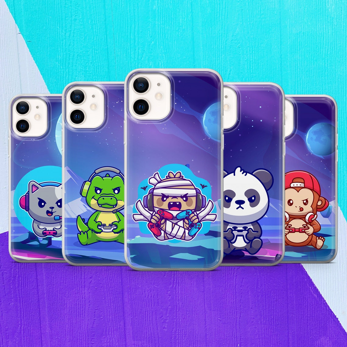 Video Game Phone Case Gaming Anime Cover for Iphone 14 13 12 Etsy