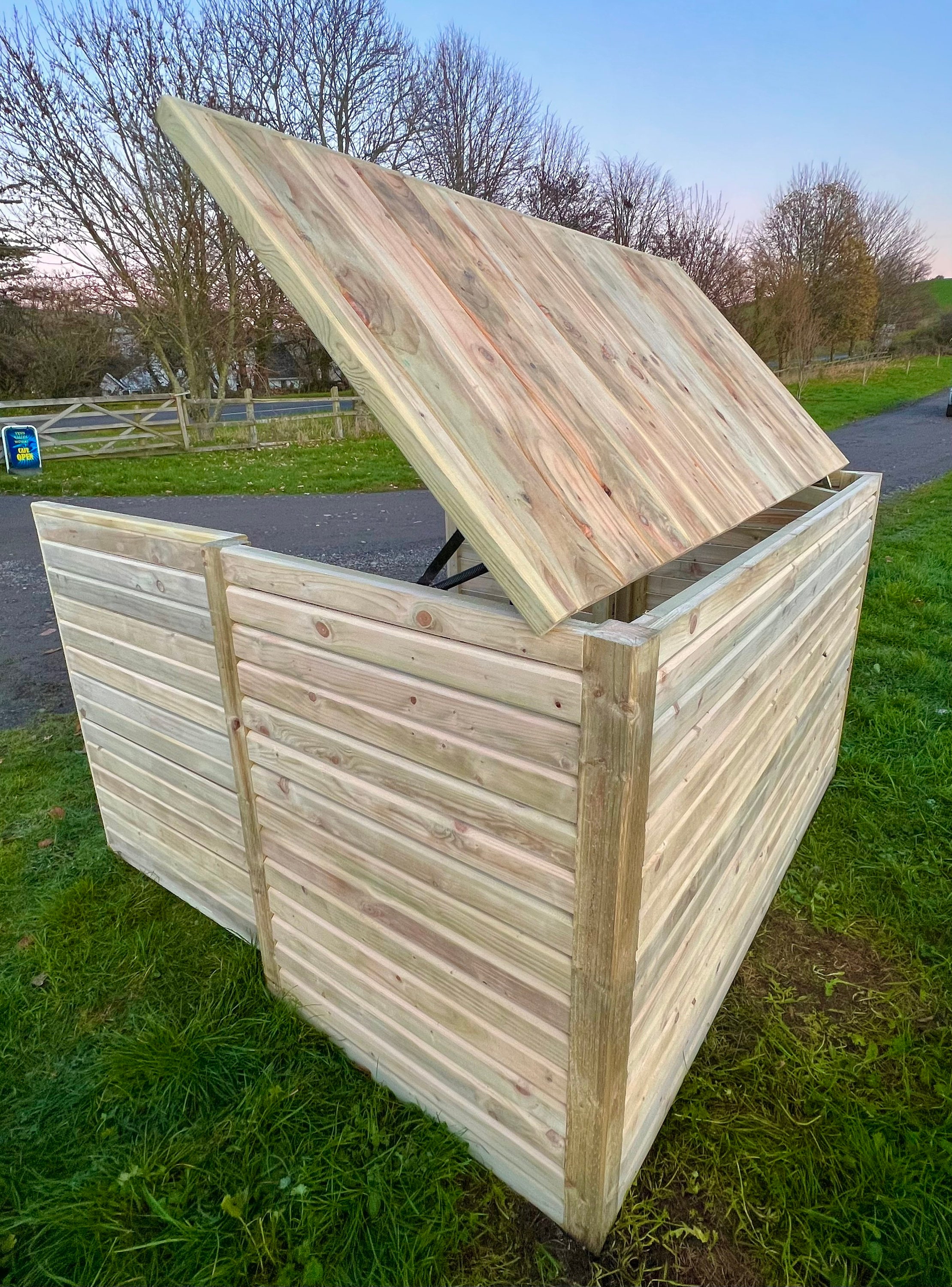 Contemporary Outdoor Garden Storage Bike Shed Log Store Etsy UK