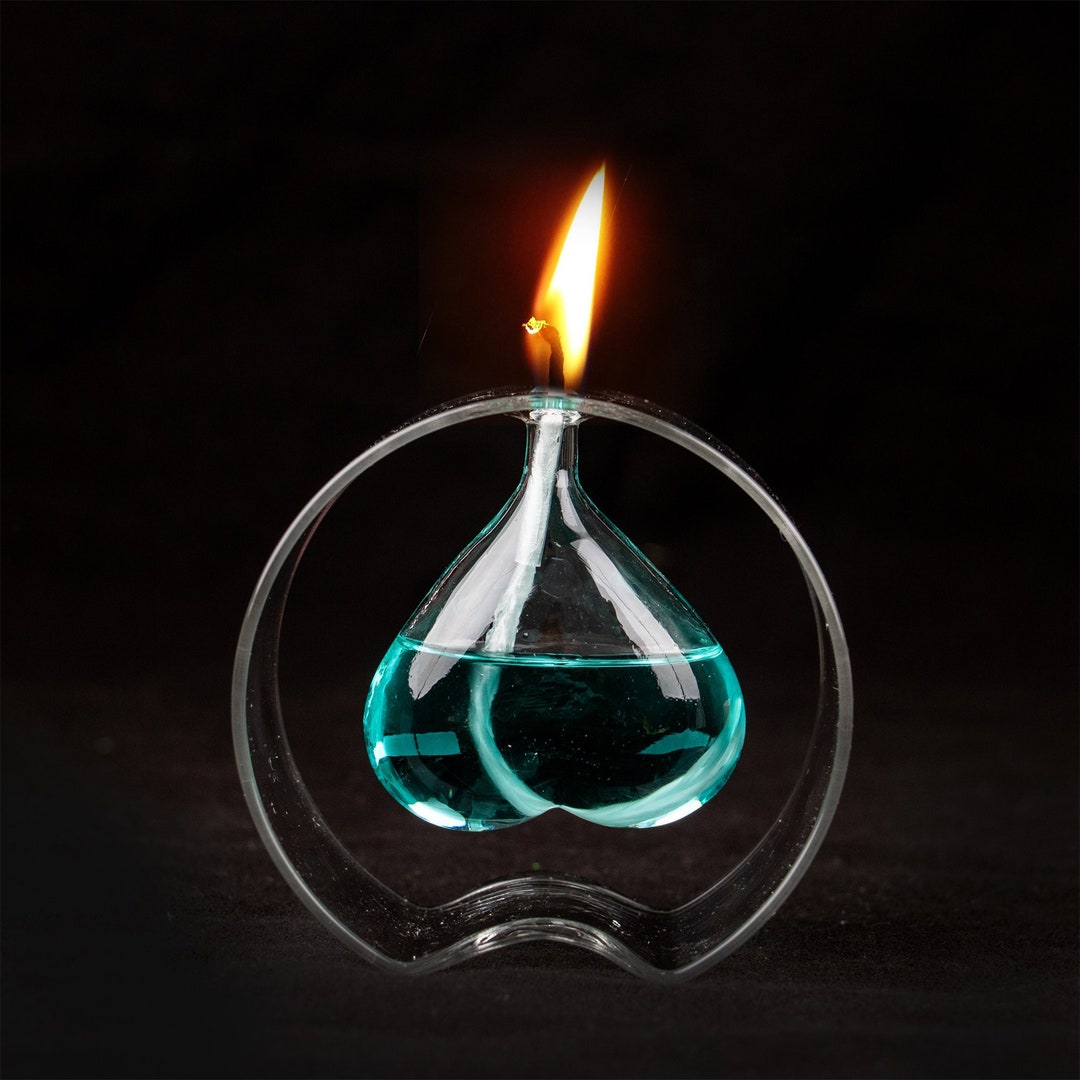 Oil Lantern, Glass Oil Lamp, Transparent Glass Oil Lamp, Kerosene Lamp