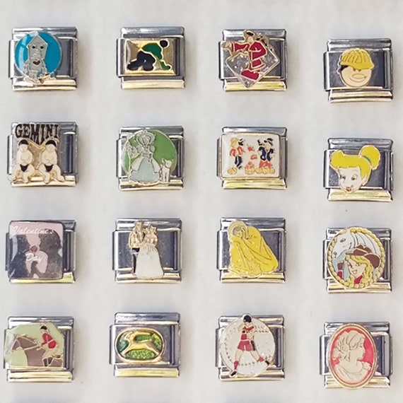 Cartoon Italian Bracelets, Cute Italian Charm Bracelets, Animal Charm Bracelets, DIY Bracelets, Italian Charm Bracelets For Couples