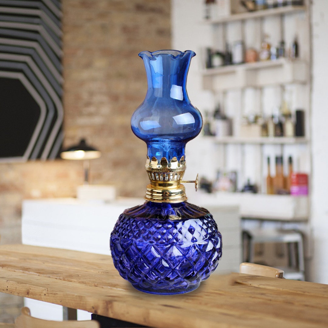 Vintage Oil Lamp, Antique Oil Lamp,glass Oil Lamp,kerosene Lamp