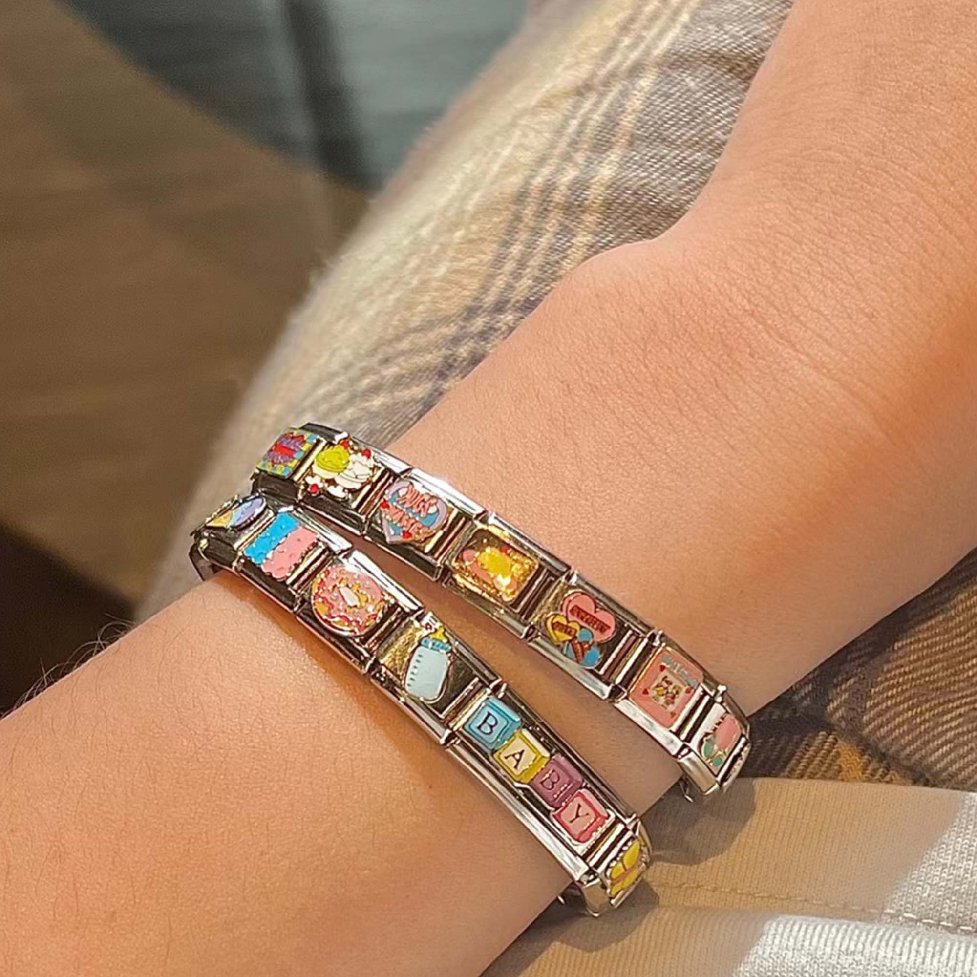 Mystery Box Italian Charm Bracelet 9mm Italian Charm Bracelet Jewelry Gift Unique Gift 18 Links Italian Bracelet Etsy