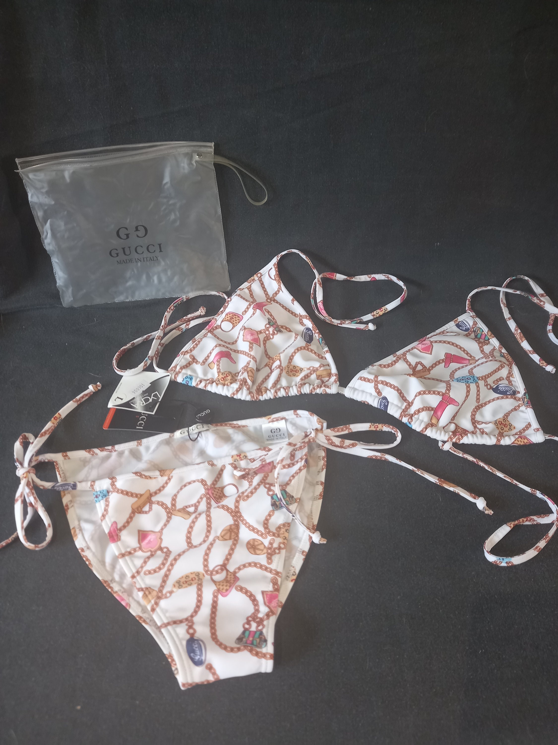 Dior Pink Monogram Floral Bikini