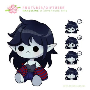 PNGTUBER ぬいぐるみ CHIBI - マーセリン アドベンチャー タイム