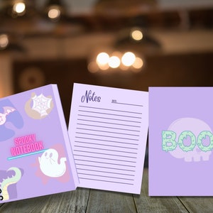 Notebook; Pastel notebook; cookbook; to do list; shopping list; diary; fun notebook