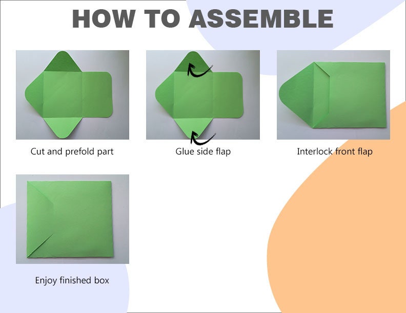 Paper Envelope Template, SVG DXF PDF Png Formats, Cutting Envelope ...