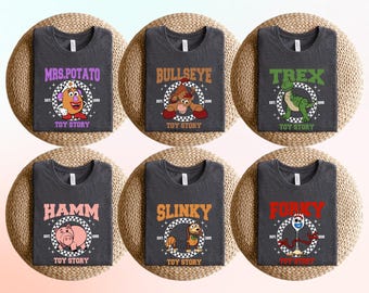 Toy Story Character Shirt, Woody Buzz Jessie Shirt, Toy Story Family Vacation Shirt, Matching Disney Trip Shirts, Toy Story EST. 1995, D048
