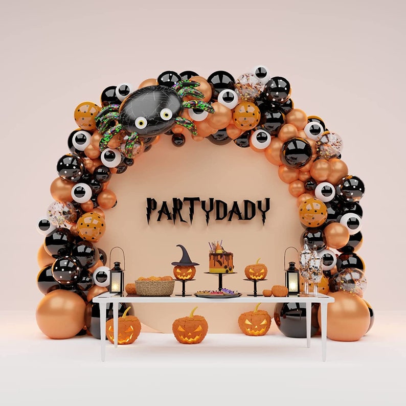 Kit Décoration Halloween,55 Pcs Ensemble Décorations De Fête De D
