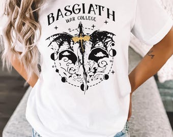 Celestial Dragon Phases T-Shirt, Basgiath War College Lunar Top, Fourth Wing Bookish Reader Tee, Fantasy Gift Shirt, Xaden Fan, Q003