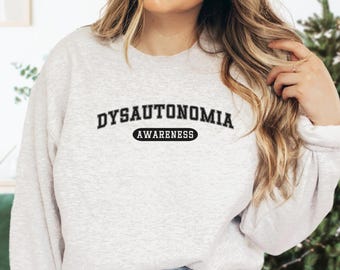 Camiseta de concientización sobre la disautonomía, mes de concientización sobre la disautonomía, camiseta de superviviente, regalo de apoyo para pacientes con disautonomía, camiseta con lazo turquesa, K096