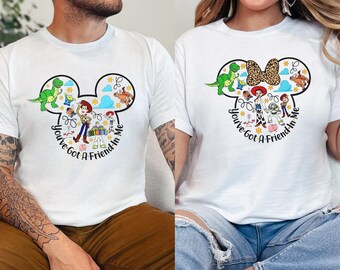 You've Got A Friend In Me Shirt, Disney Toy Story Family Tee, Pixar Group Trip Shirt, Woody Buzz Jessie Tee, Disneyland Vacation Tee, D058