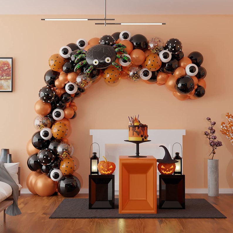 Halloween Balloon Arch Kit 122 Pcs Halloween Balloon Etsy