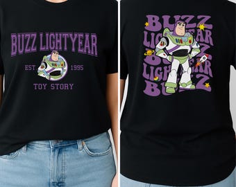 chemise vintage Buzz l'Éclair couleurs confort, chemise Toy Story, chemise Disney, chemise anniversaire Toy Story, chemise Disney Pixar, Disney World D121