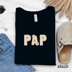 Camiseta floral para papá, camiseta con letras florales para abuelo, regalo bonito para papá, regalo retro para abuelo, camiseta floral familiar para abuelo, G414