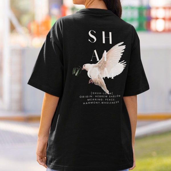 Shalom Tshirt - Kirchen Kleider - Trendy Shirt- Unisex