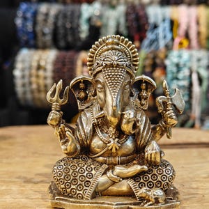 Ganesha on Flower 6 Inchs - Etsy