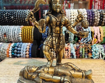 7.5インチ カーリー像: ヒンドゥー教の女神カリカ、インド芸術 - Etsy 日本