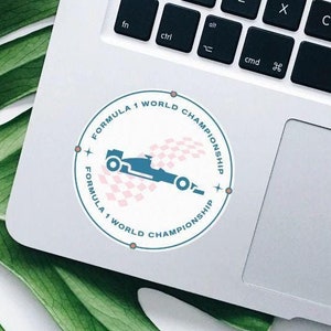 F1 Formula One Sticker - F1 Gifts - Formula One Gifts - Presents for Formula One Fans - Motorsport Sticker - Formula 1 Sticker