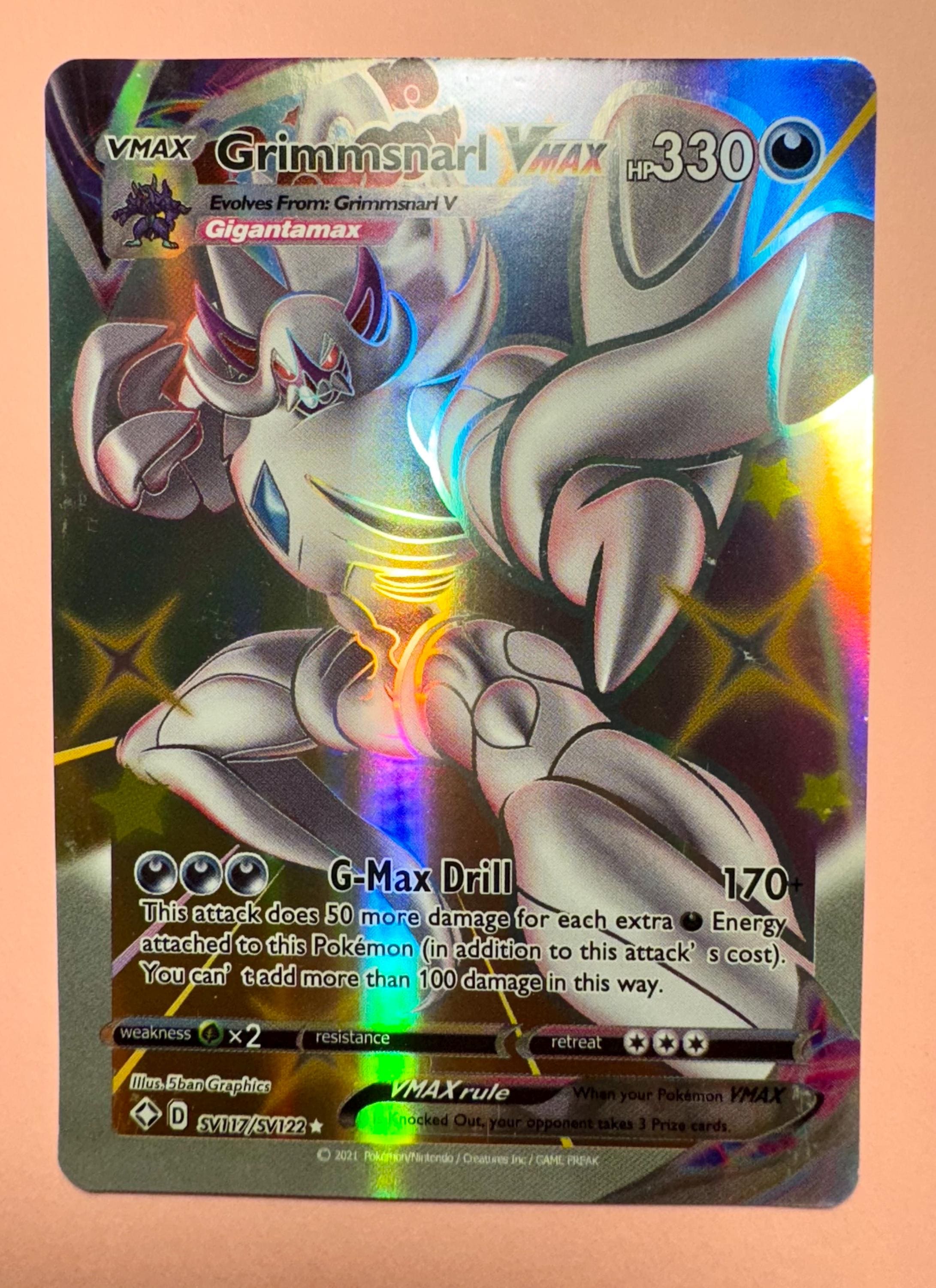 Charizard, Lapras, Ditto, Grimmsnarl VMAX (4) Rare Holographic Pokemon Cards  - Mint *GOD PACK* - Etsy