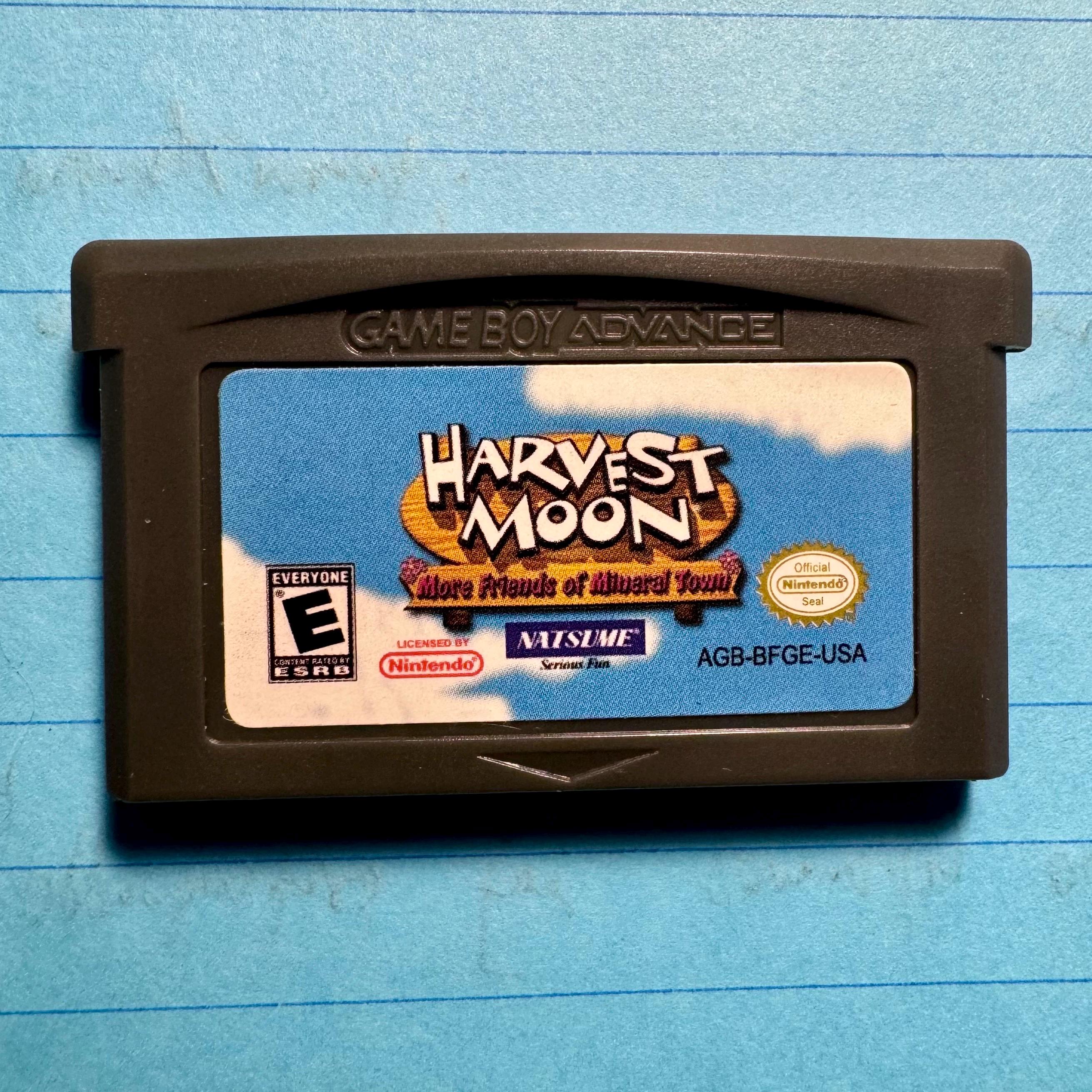 Harvest Moon: MORE Friends of Mineral Town Gameboy Advance *GBA