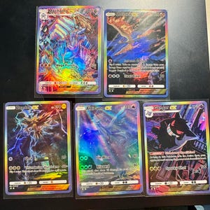 Pokemon TKG Pocket EX (TCGP) Kundenspezifische Physische Karte, Machamp, Moltres, Zapdos, Articuno, Gengar: Hohe Qualität
