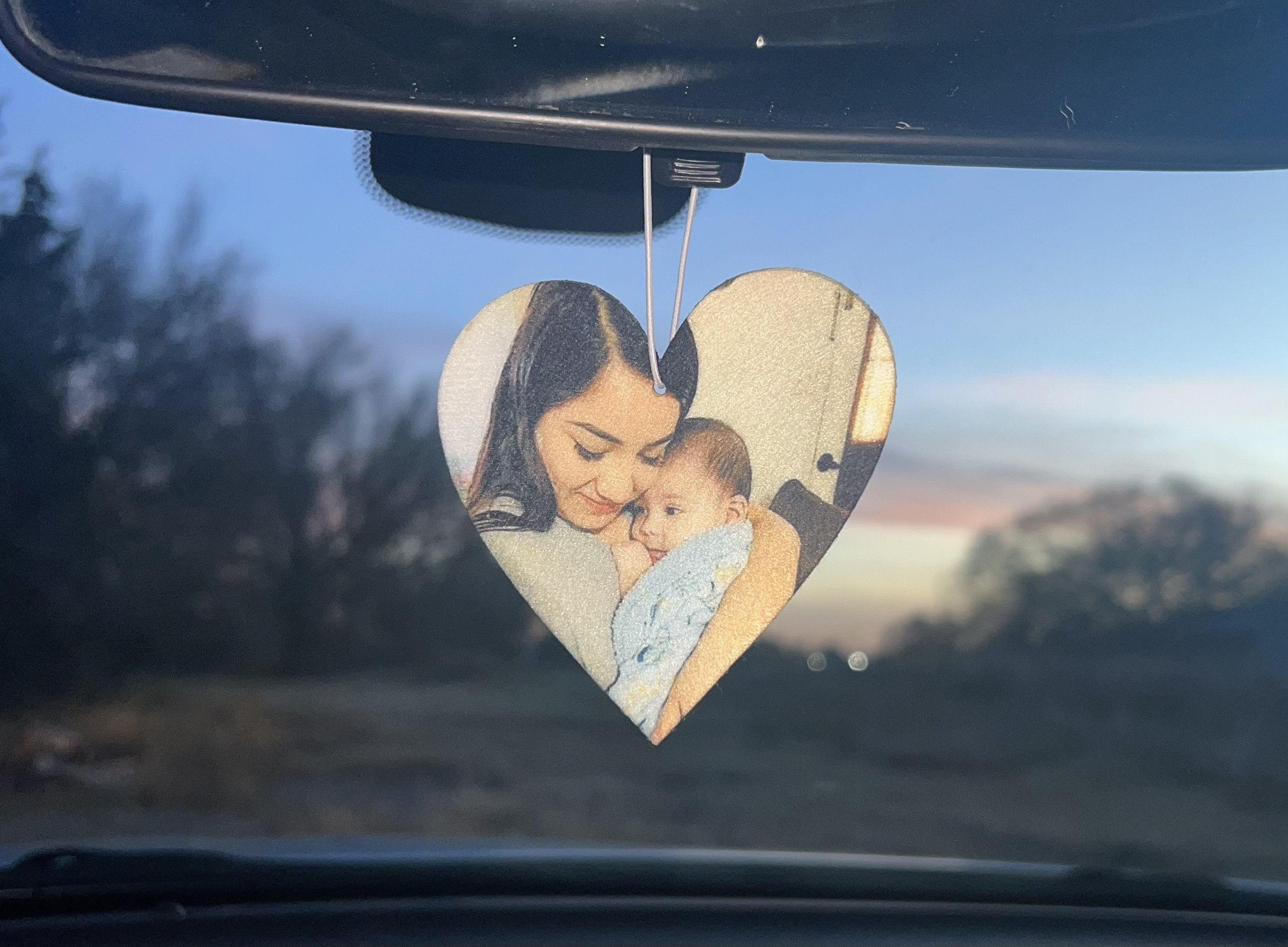 Custom Car Air Freshies heart Etsy