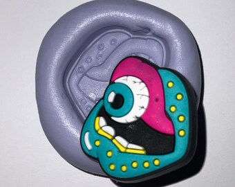 Halloween silicone mould mold eye ball cake topper baking crafts
