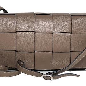 Taupe Leather Bag Etsy Australia