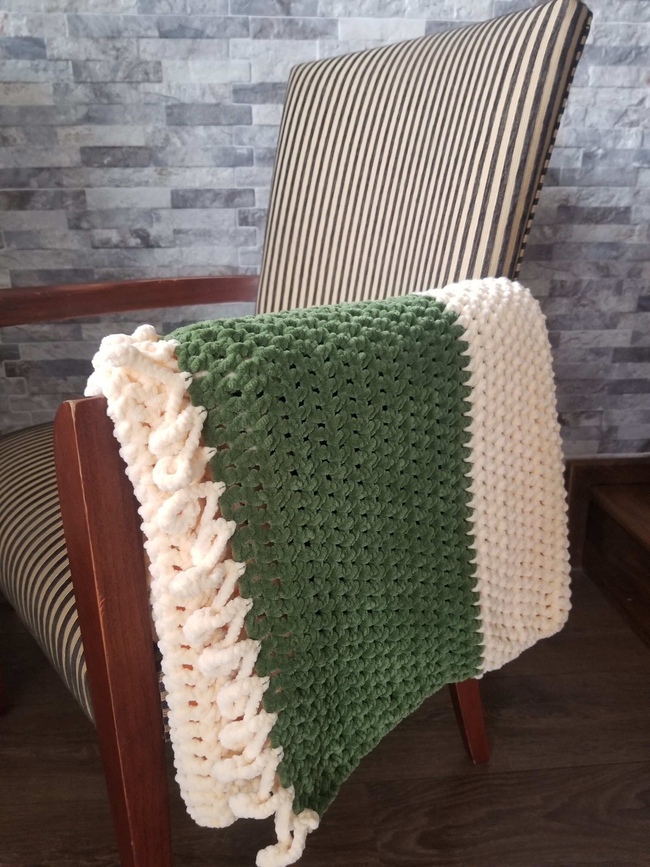 Crochet Blanket/shawl Pattern Fast and Easy Project With Etsy