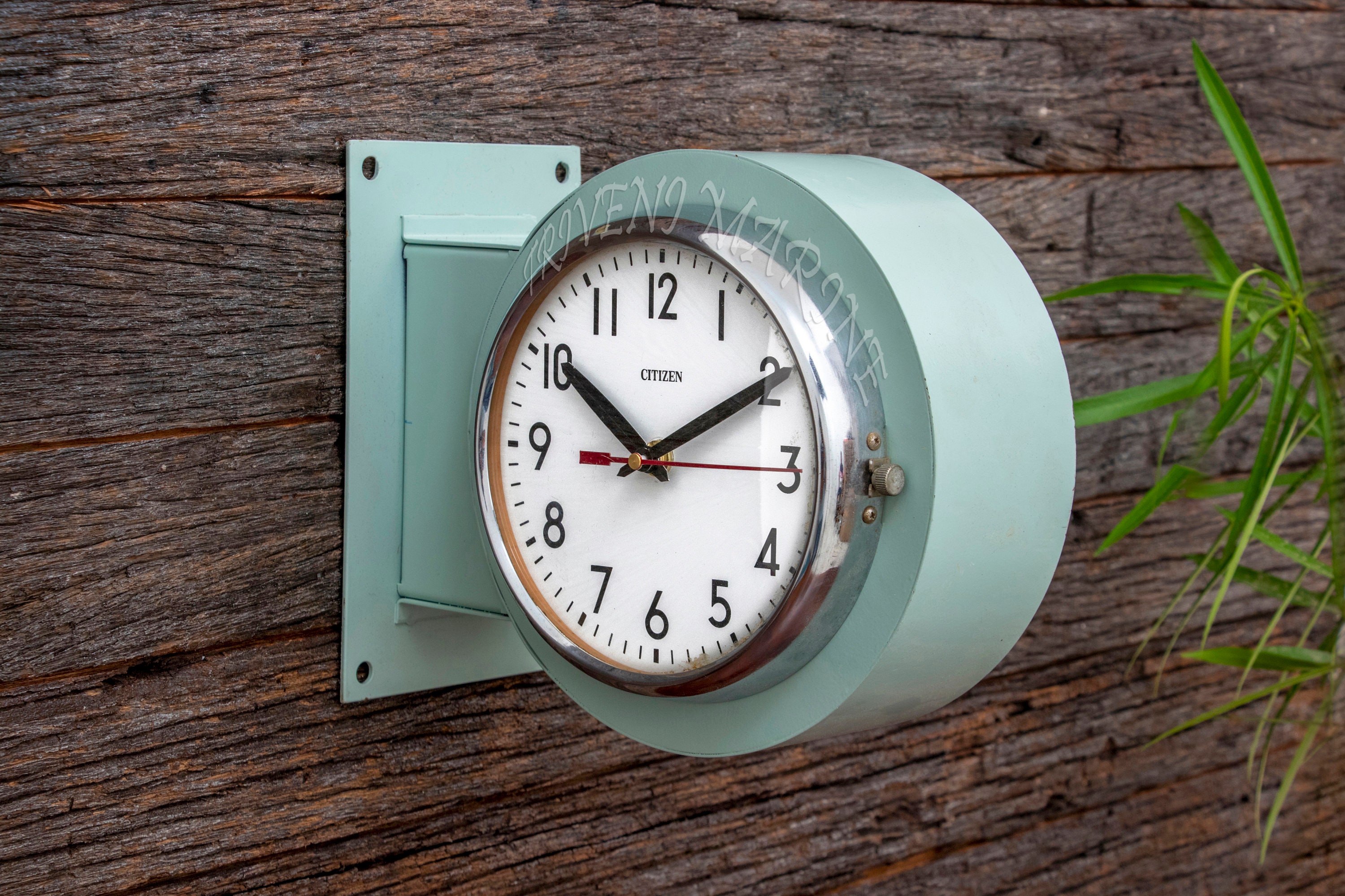 Vintage Citizen Maritime Wall Clock, Double Face Nautical Clock - Etsy, image size:3000x2000