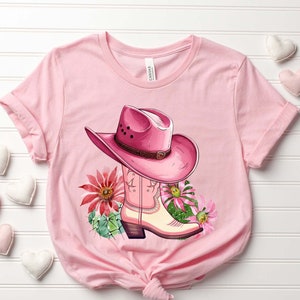 Western Valentine&#39;s Day Shirt, Cowgirl Boots Valentine T-Shirt, Valentine&#39;s Day Shirts for Women, Valentines Day Shirt, Western Tee for Vday