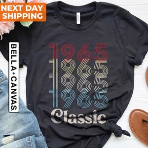 1965 Classic Shirt, Vintage 1965 Shirt, 60th Birthday Shirt, 60th Birthday Gift For Women, Retro 1965 Shirt, 60th Birthday Gift For Men Tee