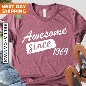 61st Birthday Shirt, 61st Birthday Gift, 61st Birthday For Her, 1964 Shirt, 61 and Fabulous, 61st Birthday Party, Born in 1964, 61st T-Shirt