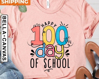 100 Days of School Shirt: Student Celebration Tee