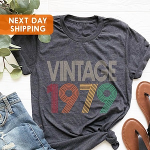 Vintage 1979 Shirt, 46th Birthday Shirt, 46th Birthday Gift For Women,46th Birthday Gift For Men,46th Birthday Best Friend,46th Birthday Tee