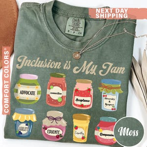 Inclusion Shirt, Neurodiversity Shirt, Inclusion Is My Jam, Special Education Teacher, Autism Awareness, Autism Teacher, Inclusion Teacher
