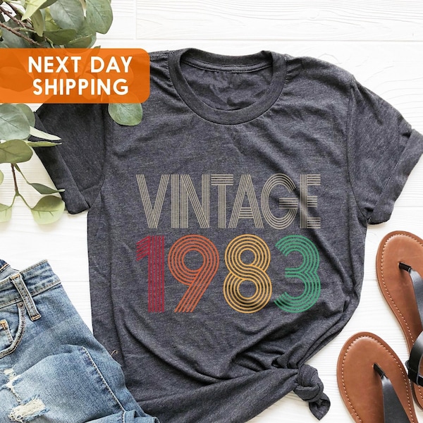 1983 Vintage Shirt, 1983 Birthday Shirt, 41st Birthday Gift, 41st Birthday Gift Shirt, 1983 Vintage Tee, 1983 Retro Shirt,Retro Birthday Tee