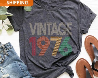 50th Birthday Shirt, 50th Birthday Gift For Women, 50th Retro Shirt, 50th Birthday Gift For Men,50th Birthday Best Friend,Vintage 1976 Shirt