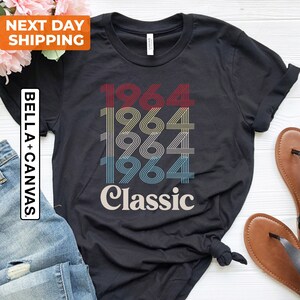 1964 Classic Shirt, Vintage 1964 Shirt, 61st Birthday Shirt, 61st Birthday Gift For Women, Retro 1964 Shirt, 61st Birthday Gift For Men Tee