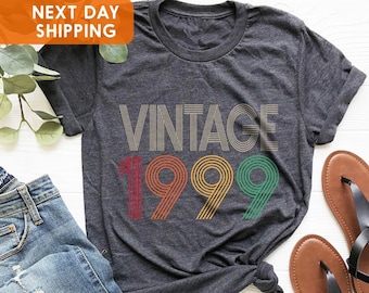Vintage 1999 Shirt, 26th Birthday Shirt, 26th Birthday Gift For Women,26th Birthday Gift For Men,26th Birthday Best Friend,26th Birthday Tee