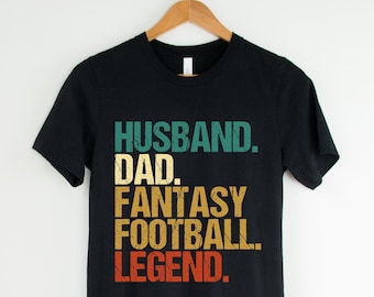 Football Father Shirt, Football Dad T-Shirt, Football Husband Tee, Football Game Day Shirt, Dad Shirt, Sports Lover Dad T-Shirt, Husband Tee