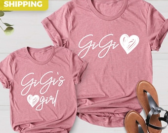 Gigi's Girl Shirt, Gigi's Boy, Gigi Shirt, passende Gigi und Me Shirts, Muttertagsgeschenk, Neues Gigi Geschenk, Muttertagsshirt