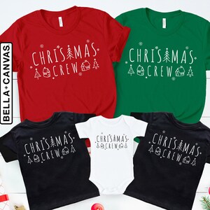 Christmas Crew Shirt, Christmas Shirt, Family Christmas Tee, Christmas Party, Winter Shirt, Merry Christmas, Holiday Xmas Shirt, Santa Shirt