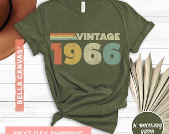 Vintage 1966 T-Shirt: 60th Birthday Gift, Retro Style 2026 sixtieth birthday