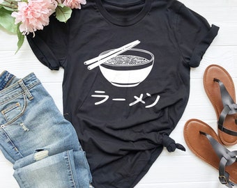 Ramen Shirt, Noodle Shirt, Japan Anime Shirt, Foodie Shirt, Anime Lover Gift, Japanese Aesthetic, Ramen Lover Gift, Japanese Friend Gift